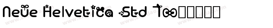 Neue Helvetica Std 7字体转换